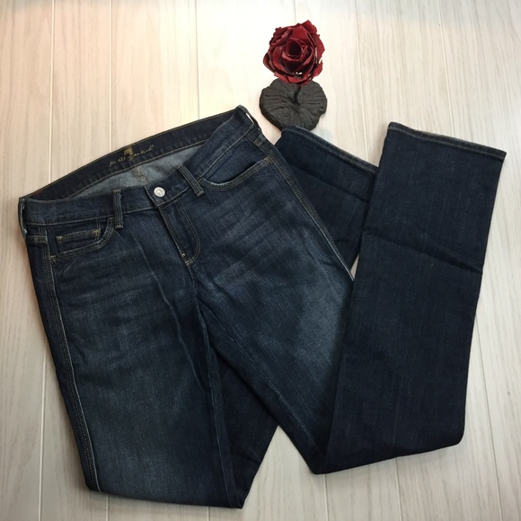 7 For All Mankind Denim - 7 For All Mankind 7 FAM Blue Jeans 28 Made in USA